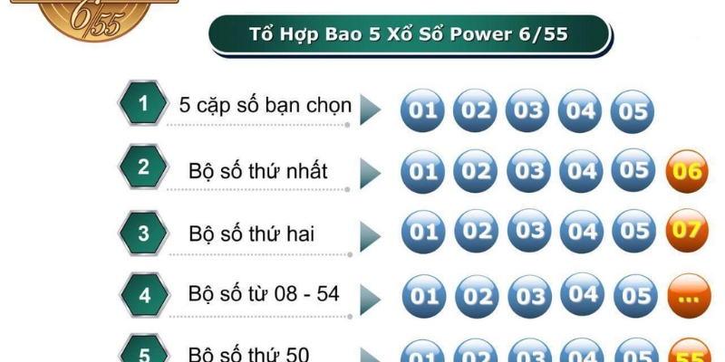 Mẹo dự đoán Vietlott 6 55 chuẩn chỉnh, đánh là trúng